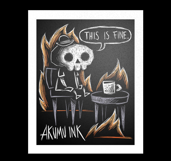 This is Fine Artwork – gothic art by Akumu Ink, alt fashion art from Akumu Ink Clothing