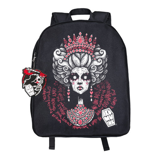 Elite Illusions Backpack – gothic backpack by Akumu Ink, alt fashion art from Akumu Ink Clothing