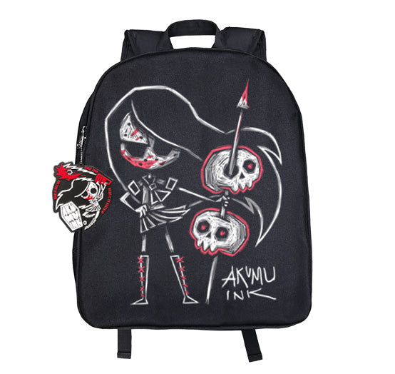 Tokyo the Impaler Backpack – gothic backpack by Akumu Ink, alt fashion art from Akumu Ink Clothing