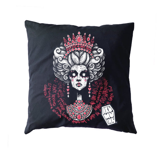 Elite Illusions Pillow Case – gothic bag by Akumu Ink, alt fashion art from Akumu Ink Clothing