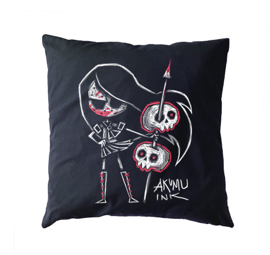 Tokyo the Impaler Pillow Case – gothic bag by Akumu Ink, alt fashion art from Akumu Ink Clothing