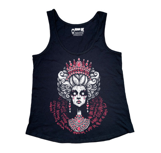 Elite Illusions Women Tanktop – gothic Women Shirts by Akumu Ink, alt fashion art from Akumu Ink Clothing