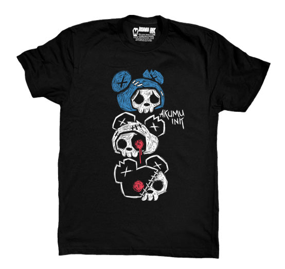 3 Bears Men Tshirt – gothic Men Shirts by Akumu Ink, alt fashion art from Akumu Ink Clothing