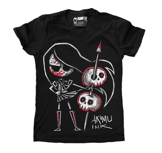Tokyo the Impaler Women Tshirt – gothic Women Shirts by Akumu Ink, alt fashion art from Akumu Ink Clothing