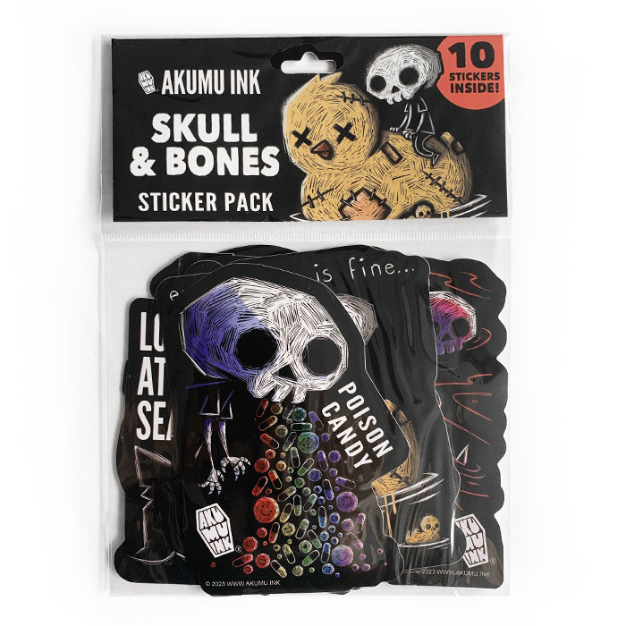 Akumu Ink Accessories, goth Accessories, skull Accessories,