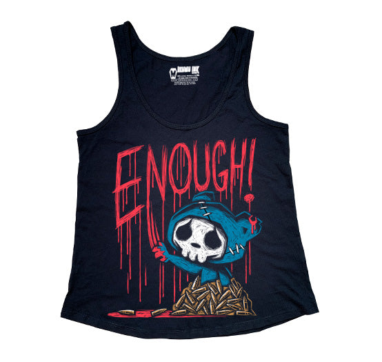 Akumu Ink ENOUGH! Women Tanktop, Women Shirts, Akumu ink, goth, emo