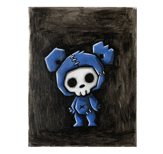 Akumu Ink art, goth art, skull art,