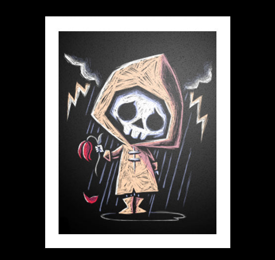 She Loves Me Not Artwork – gothic art by Akumu Ink, alt fashion art from Akumu Ink Clothing