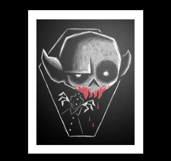 Blood Thirst Artwork – gothic art by Akumu Ink, alt fashion art from Akumu Ink Clothing