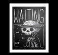 Waiting Artwork – gothic art by Akumu Ink, alt fashion art from Akumu Ink Clothing