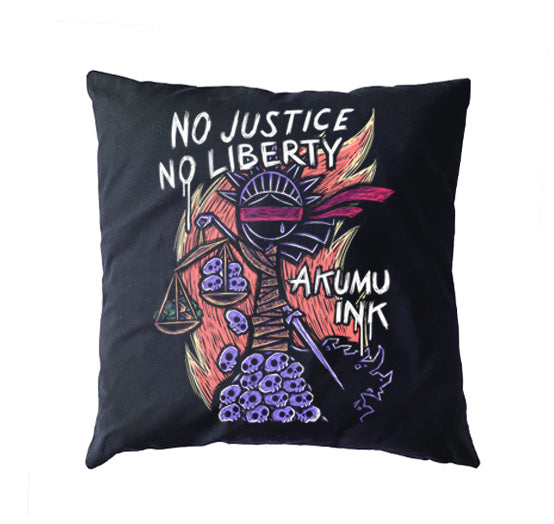 No Justice No Liberty Pillow Case