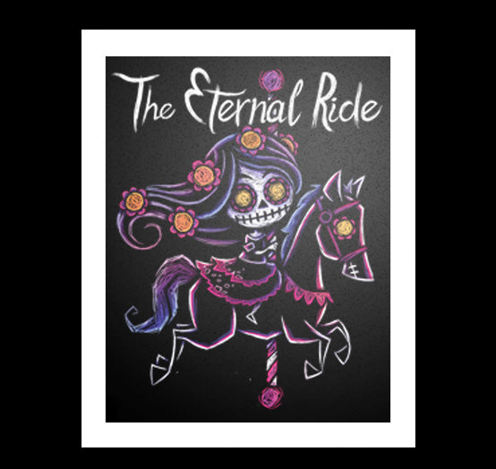 The Eternal Ride Artwork – gothic art by Akumu Ink, alt fashion art from Akumu Ink Clothing