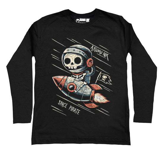 Space Pirate Men Long Sleeve Tshirt