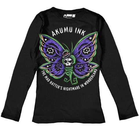 Butterfly in Wonderland Women Long Sleeve Tshirt