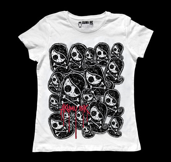 Akumu Ink Women Shirts, goth Women Shirts, skull Women Shirts, 