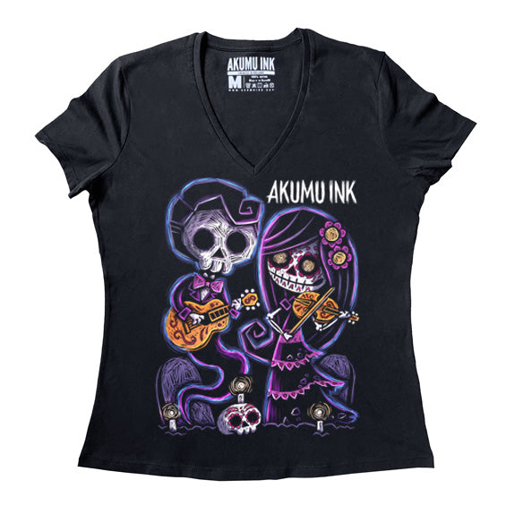 Haunting Melodies Women Vneck