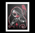 Elbows Up Artwork – gothic art by Akumu Ink, alt fashion art from Akumu Ink Clothing