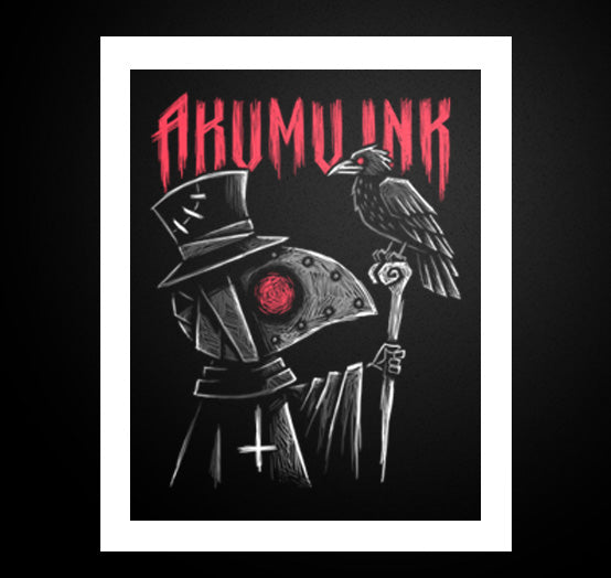 Nevermore Artwork – gothic art by Akumu Ink, alt fashion art from Akumu Ink Clothing