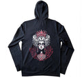 Elite Illusions Hoodie – gothic long sleeve by Akumu Ink Clothing, alt fashion art from Akumu Ink Clothing