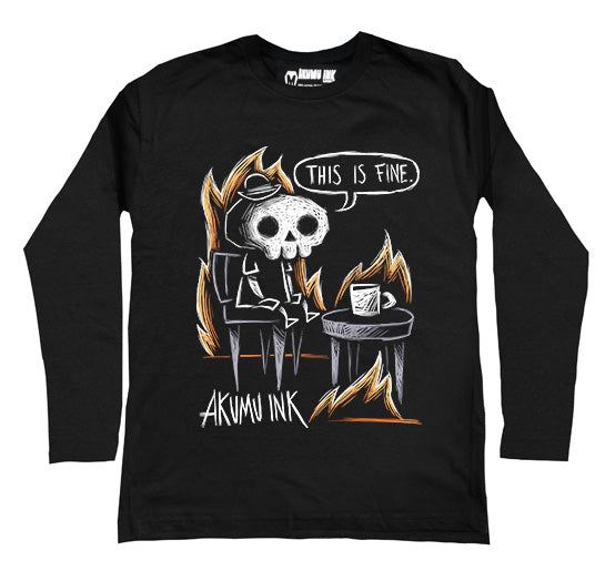 This is Fine Men Long Sleeve Tshirt