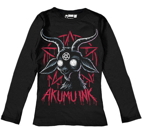 Baphomet's Ascension Women Long Sleeve Tshirt