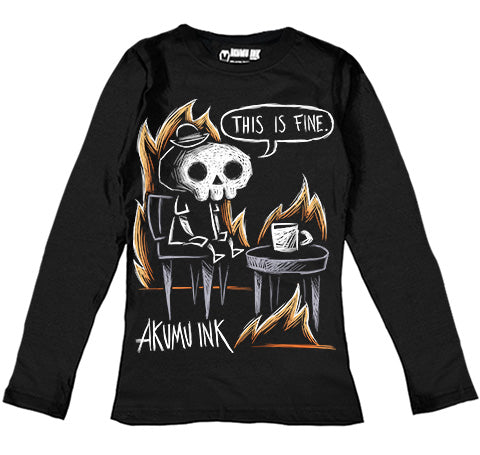 This is Fine Women Long Sleeve Tshirt