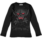 Starving For You Women Long Sleeve Tshirt – gothic Women Shirts by Akumu Ink, alt fashion art from Akumu Ink Clothing