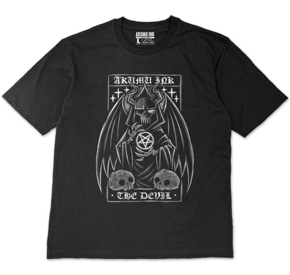 The Devil Tarot Card Oversized Unisex Tshirt