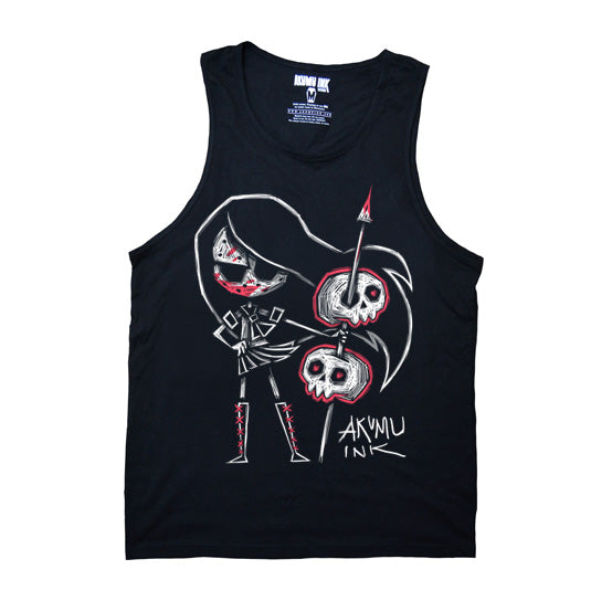 Tokyo the Impaler Men Tank – gothic Men Shirts by Akumu Ink, alt fashion art from Akumu Ink Clothing