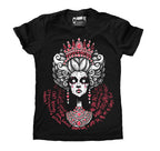 Elite Illusions Women Tshirt – gothic Women Shirts by Akumu Ink, alt fashion art from Akumu Ink Clothing