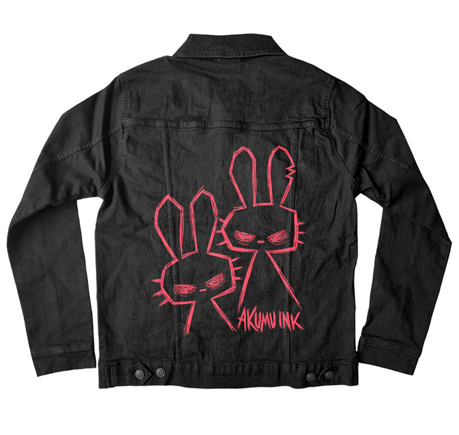 Evil Comes in Twos Denim Jacket