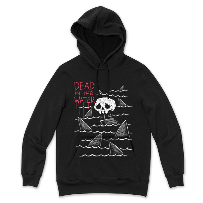 Dead in the Water Hoodie – gothic long sleeve by Akumu Ink Clothing, alt fashion art from Akumu Ink Clothing