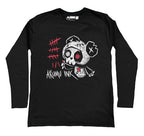 Counting the Years Men Long Sleeve Tshirt – gothic Men Shirts by Akumu Ink, alt fashion art from Akumu Ink Clothing