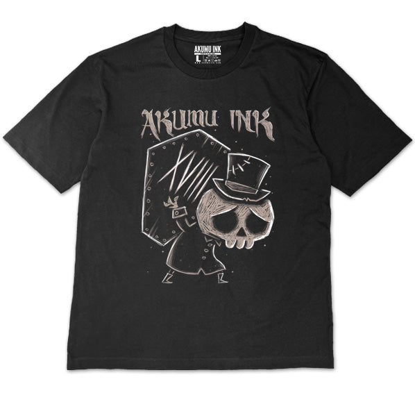 The Undertaker XVIII Oversized Unisex Tshirt – gothic Men Shirts by Akumu Ink, alt fashion art from Akumu Ink Clothing