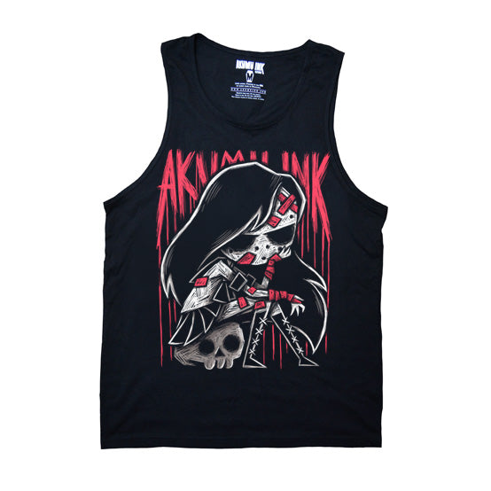 Intermission Men Tank – gothic Men Shirts by Akumu Ink, alt fashion art from Akumu Ink Clothing