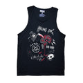 Rebel Metal Men Tank – gothic Men Shirts by Akumu Ink, alt fashion art from Akumu Ink Clothing