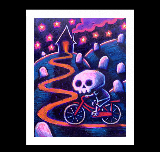 On My Way Home Artwork – gothic art by Akumu Ink, alt fashion art from Akumu Ink Clothing