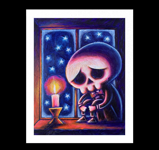 Seeking Warmth Artwork – gothic art by Akumu Ink, alt fashion art from Akumu Ink Clothing