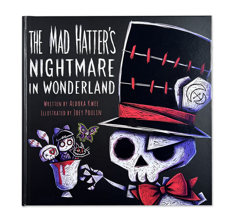 The Mad Hatter's Nightmare in Wonderland Storybook