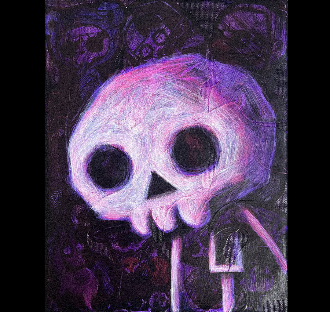 2024 DeadBoy Mood 20x25cm Painted Canvas