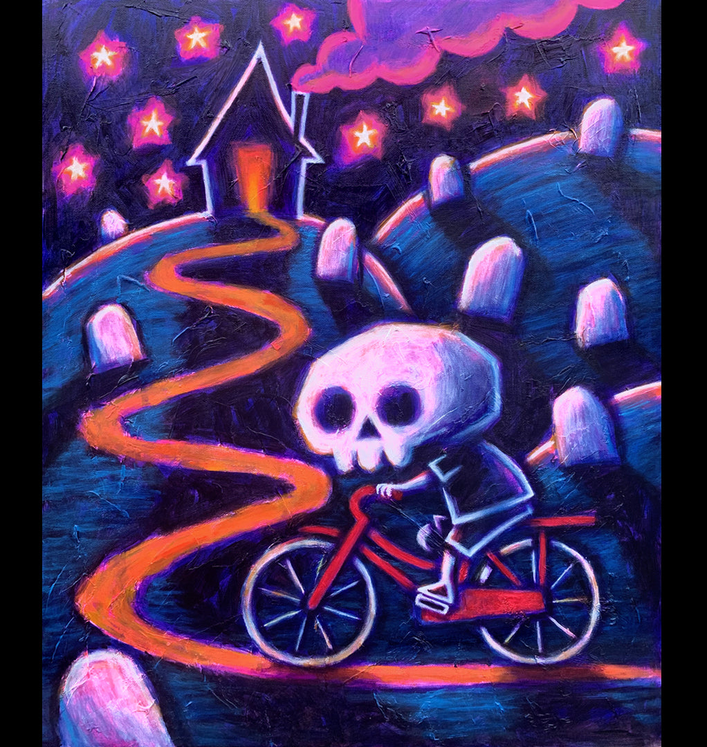 On My Way Home 50x60cm Painted Canvas