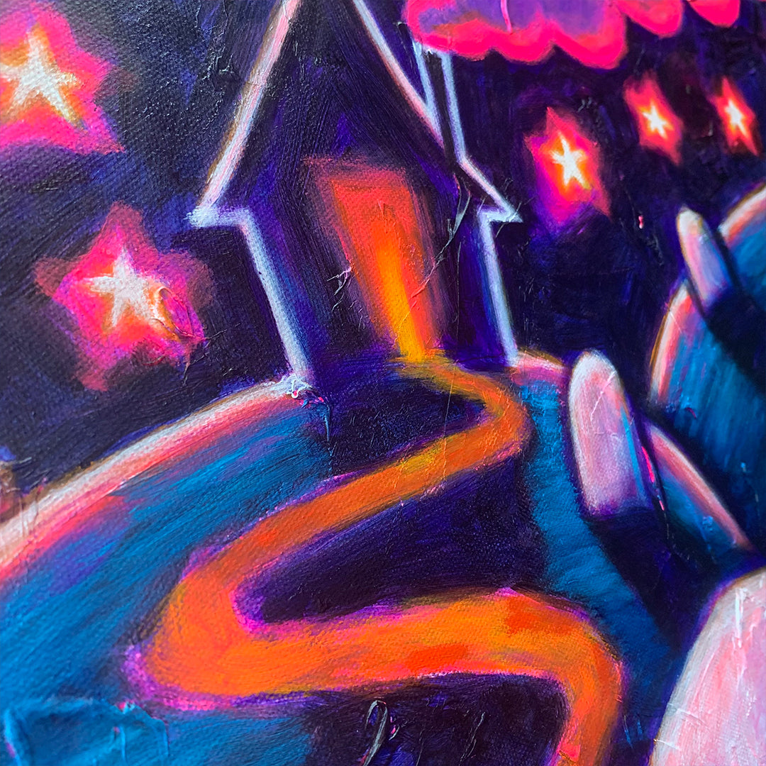 On My Way Home 50x60cm Painted Canvas