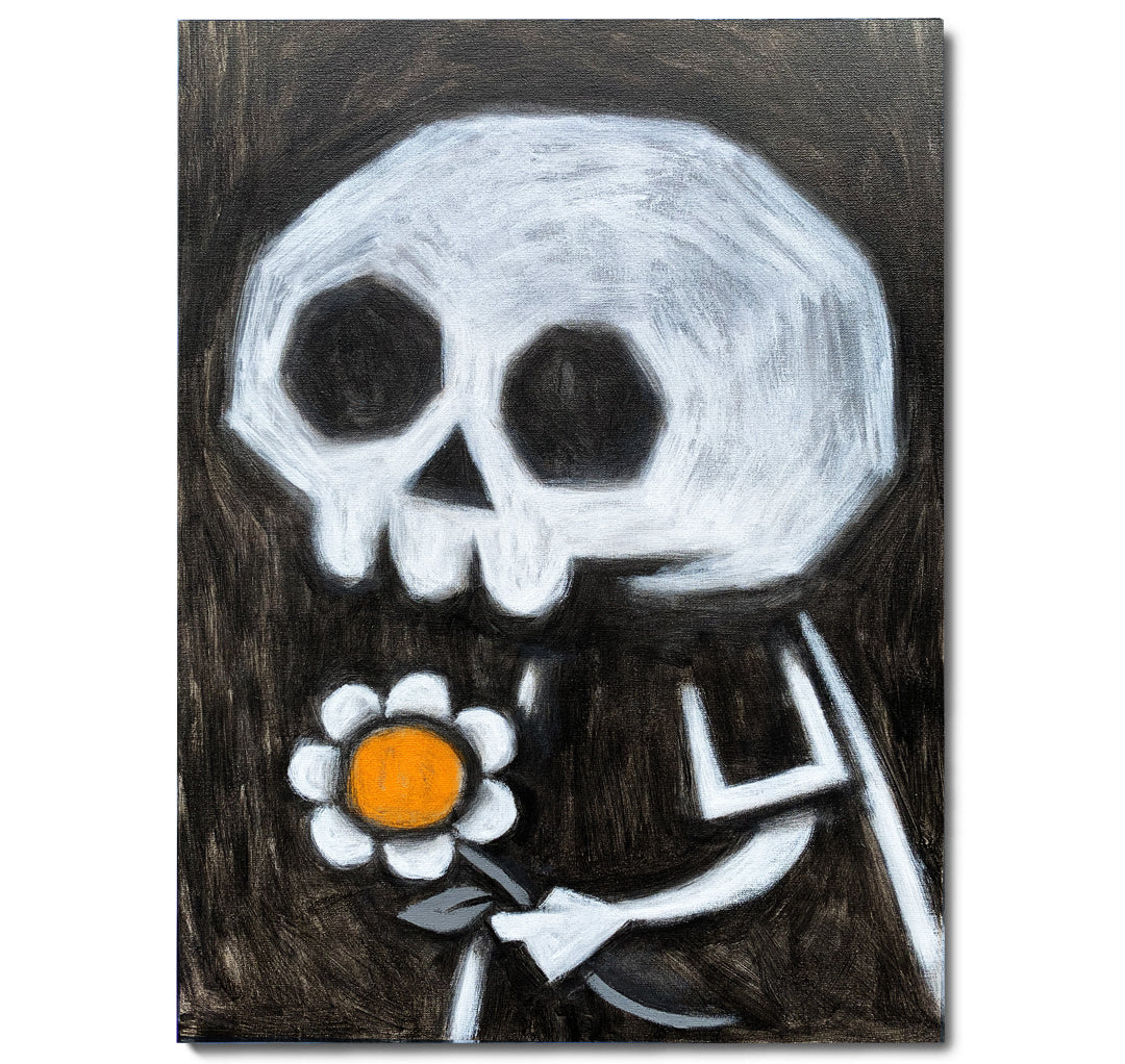 The Last Offering 30x40cm Painted Canvas – gothic art by Akumu Ink, alt fashion art from Akumu Ink Clothing