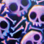 Akumu Ink art, goth art, skull art, 