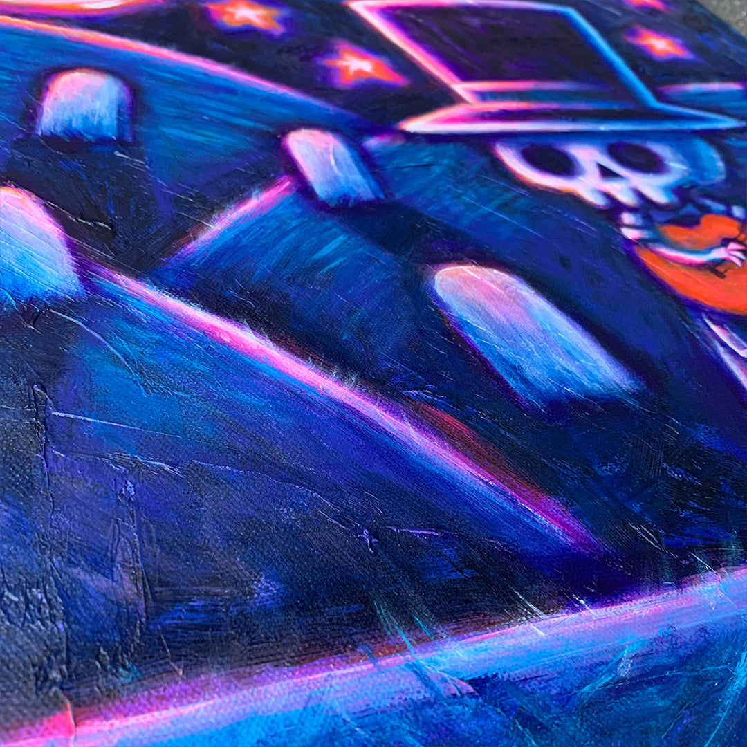 Serenading the Dead 50x60cm Painted Canvas