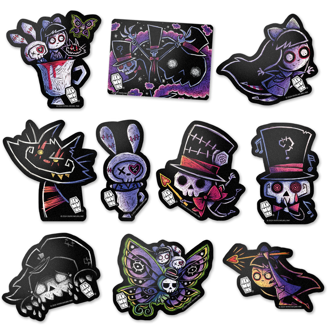 Mad Hatter's Nightmare Sticker Pack 1