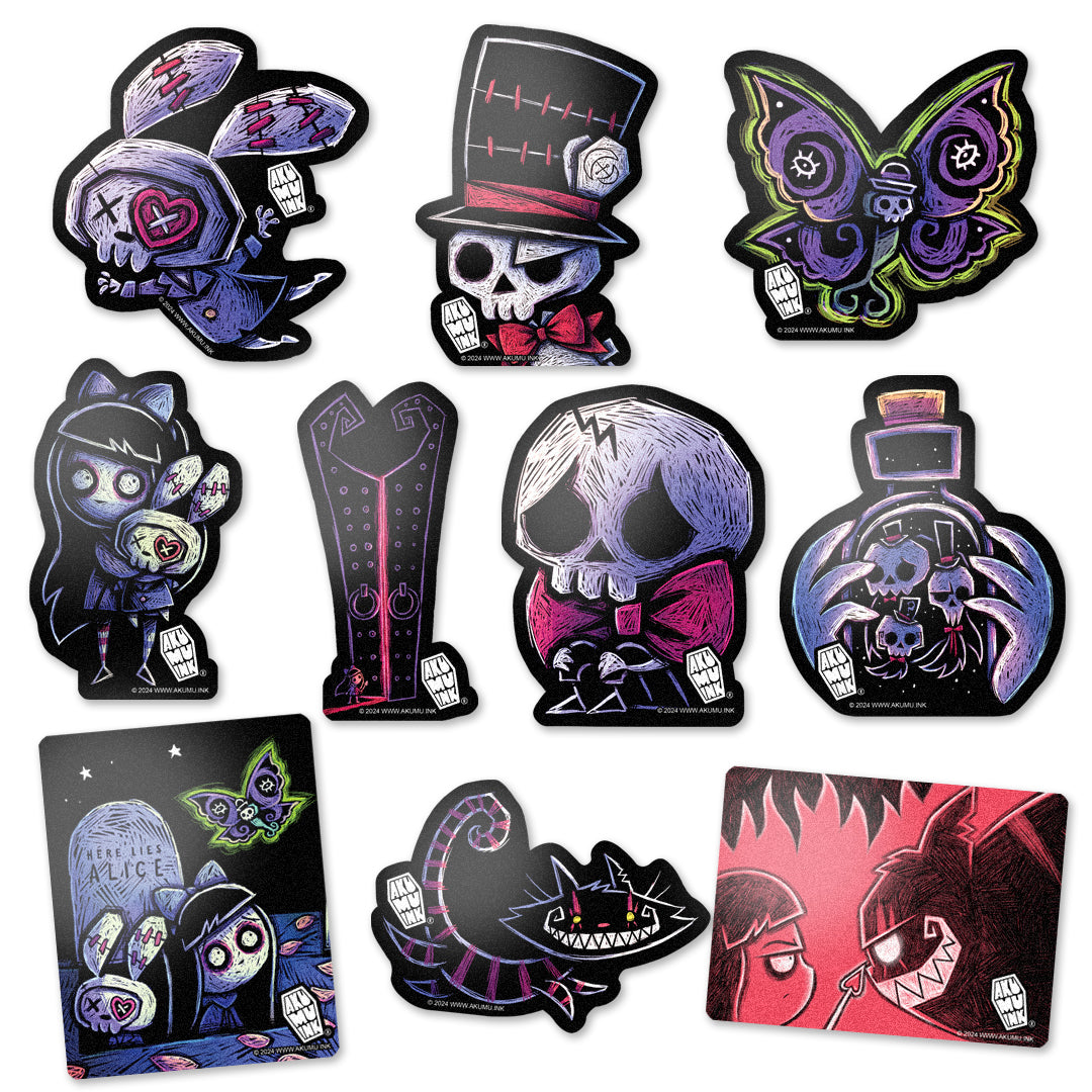 Mad Hatter's Nightmare Sticker Pack 2