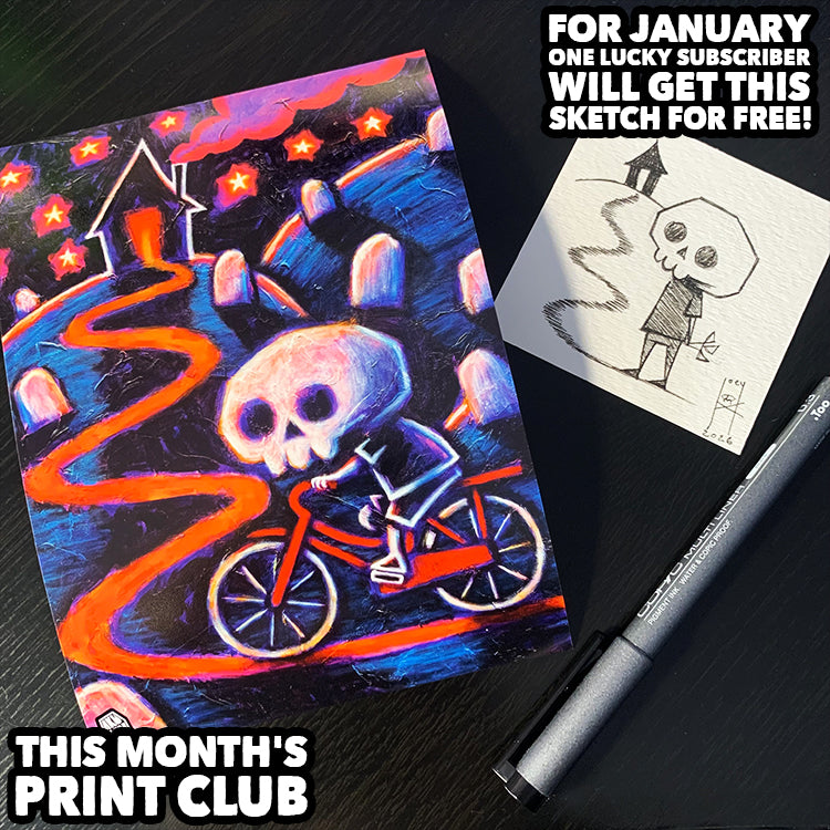 Nightmare Print Club – gothic  by Akumu Ink Clothing, alt fashion art from Akumu Ink Clothing