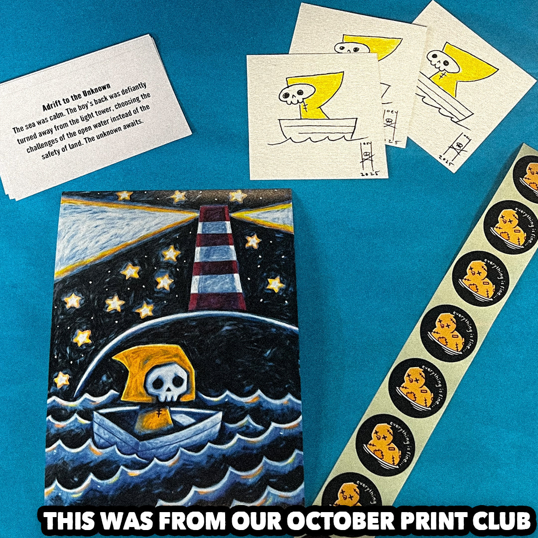 Nightmare Print Club – gothic  by Akumu Ink Clothing, alt fashion art from Akumu Ink Clothing