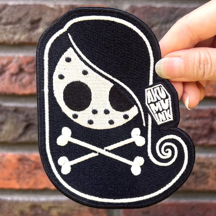 BIG Tokyo Crossbones Patch – gothic Accessories by Akumu Ink, alt fashion art from Akumu Ink Clothing